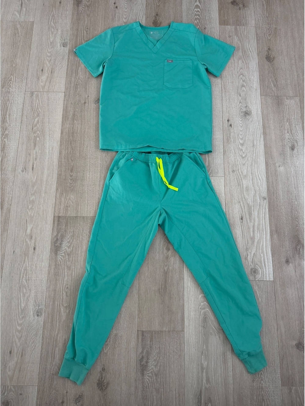 FIGS teal scrub set Technical Collection